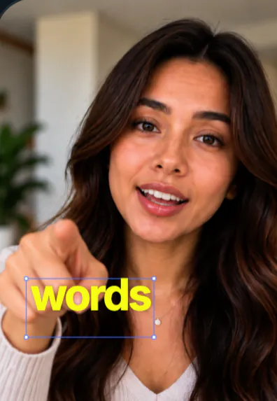 Dark Studio Word template: SparkRoll edit preview on a sample video