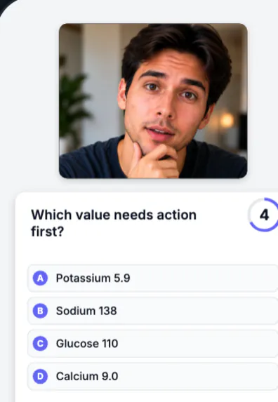 Quiz Reveal template: SparkRoll edit preview on a sample video