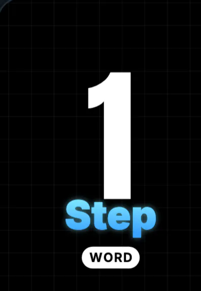 Step Slam template: SparkRoll edit preview on a sample video